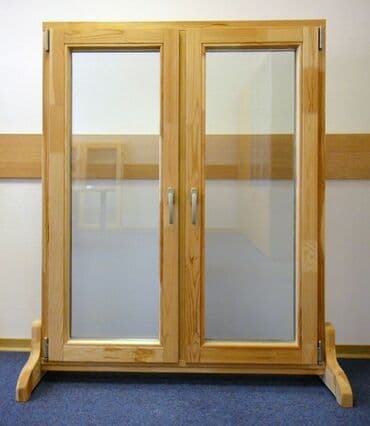 откосы на окна цена: Буюртмага жыгач терезелер, Стандарттык, Акы төлөнүүчү орнотуу, Бөлүп төлөө менен — 6