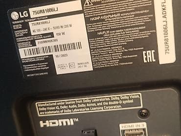 LG 75UR81006LJ — 75-дюймовый 4K UHD Smart TV Основные характеристики — 4