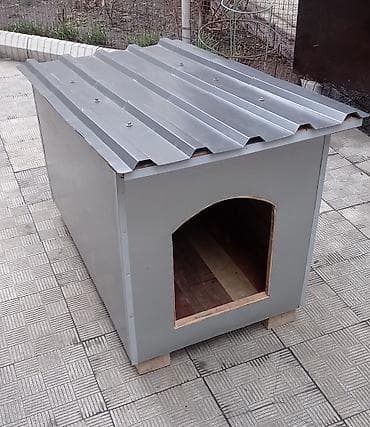 кой кана: Будка для собаки среднего/крупного размера.(новая)длинна 1м,ширина — 1