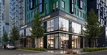 нова гранд бишкек: 1 комната, 37 м², Элитка, 11 этаж, Готовая ПСО (под самоотделку) — 2