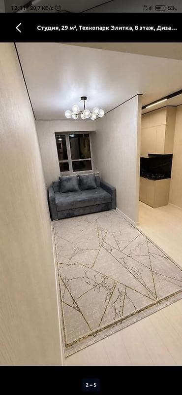 discovery studio: Студия, 29 м², Технопарк Элитка, 8 этаж, Евроремонт — 3