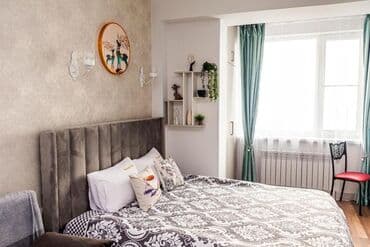 суточный дом в бишкеке: 1 бөлмө, Душ кабинасы, Жаздык, жууркан-төшөк каптары, Кондиционер — 21