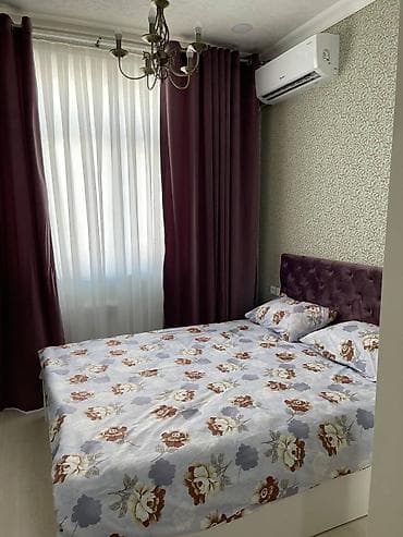 квартира по суточный: 1 комната, Душевая кабина, Постельное белье, Кондиционер — 1