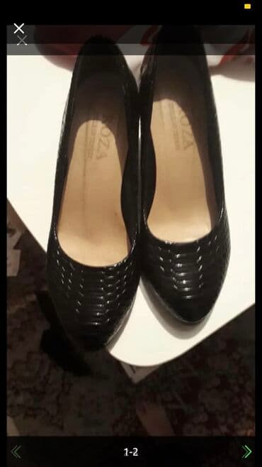 Мужские туфли, 36, Б/у, цвет - Черный, Самовывоз, Бесплатная доставка