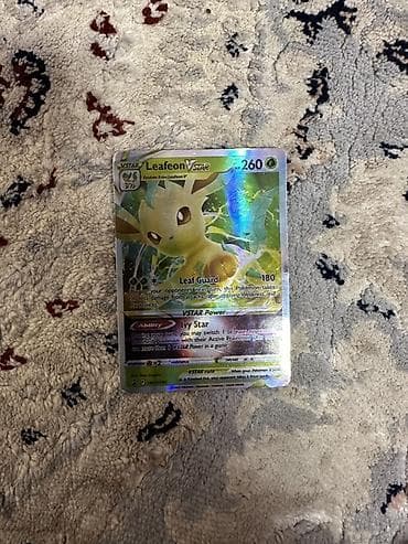 Коллекционная карта Pokémon TCG: Leafeon VSTAR (holo) - Серия: Sword