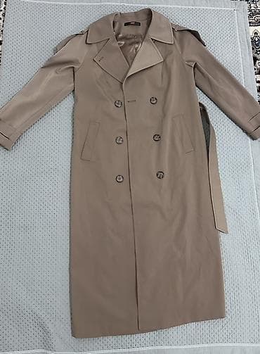 одежда мишки: Двубортный женский тренч LORCA - Цвет: тёплый беж/тауп. - Крой — 1