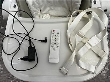 электрические качалки: Электронные детские качели-стульчик 2‑в‑1 - Функции: электронное — 4