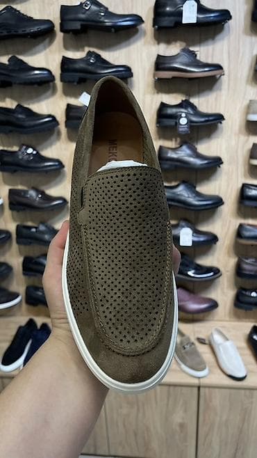 обувь для борьбы: Мужские лоферы с перфорацией - Формат: классические лоферы без — 5