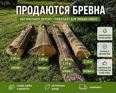 Бревна ЯСЕНЯ (крупный мерный лес)
Подходят для изготовления досок — 1