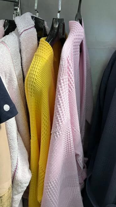 домашние халаты больших размеров: Муслиновые халаты Вафельные халаты Мужские/Женские/Детские 100%хлопок — 4