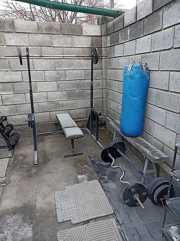 гантели блины: Уличная спортивная зона/комплект тренажёров для дома и двора.ЭТО НЕ — 2