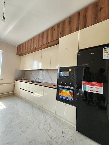 Кухонный гарнитур, цвет - Бежевый, ДСП