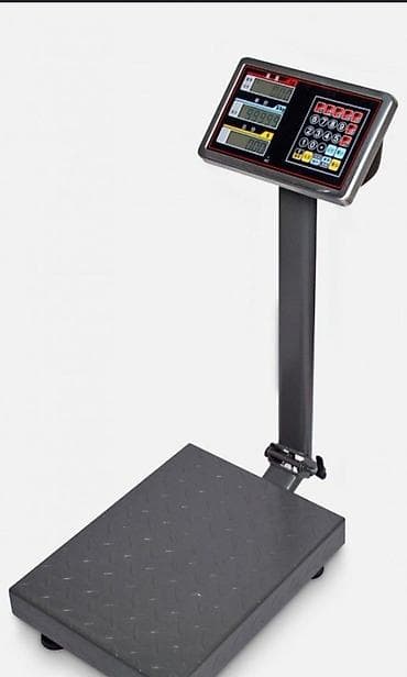 Платформенные электронные весы с индикатором на стойке б/у - Тип