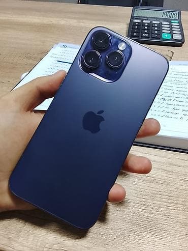 iphone 11 цена бишкек бу: IPhone 14 Pro, Колдонулган, 256 ГБ, Deep Purple, Каптама, 100 % — 2