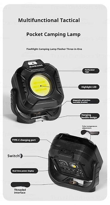 BLACK DOG STAR CORE Tactical Pocket Light — карманный — 3