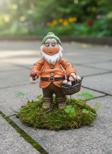 куплю стол письменный бу: Елочная игрушка «Гномик» 🎄 Милый гномик ручной работы высотой около — 1