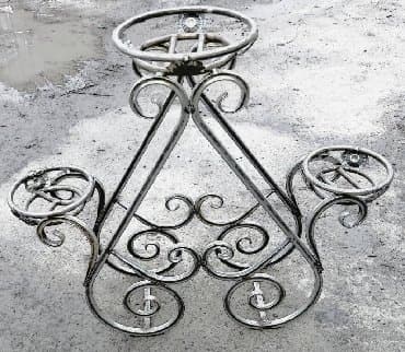 купить подставка для цветов: Подцветочница, от мастерской АРТема, в наличии и на заказ, приемлемая — 3