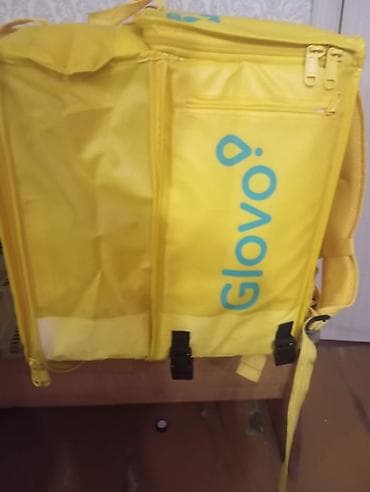 Термосумка-рюкзак курьерская Glovo (изотермическая) - Формат — 4