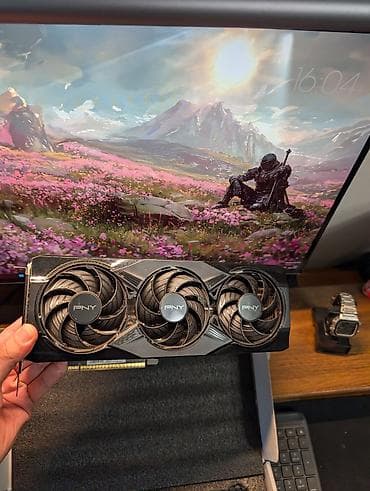 Техника и электроника: Видеокарта для ПК, Б/у, PNY, GeForce RTX, 12 ГБ — 3