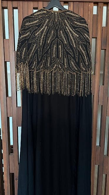 second hend: Вечернее платье, Длинная модель, Креп, Камни, Стразы, Стандарт — 5