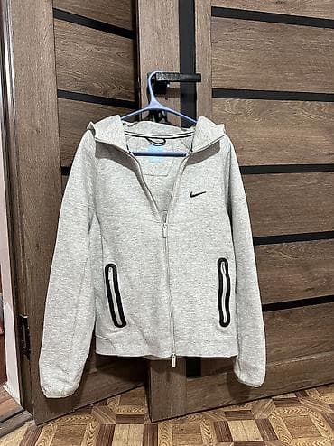 buckaroo бренд: Мужская толстовка, M, Nike, Б/у, цвет - Серый — 1