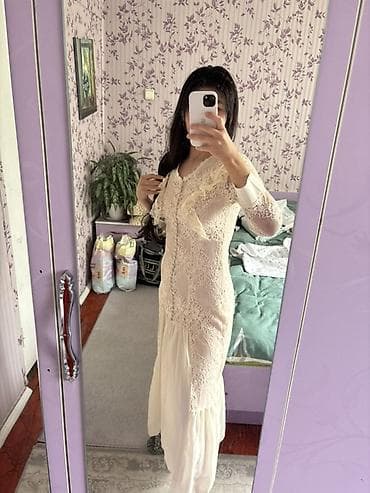 браслет chanel: Состояние (новое/1-2 раза надевала) Айвори/молочное кружевное платье — 2