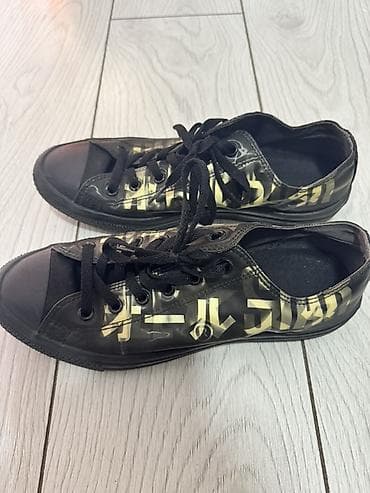 кеды ролики: Мужские кроссовки, 41, 41.5, 42, Converse, Б/у, цвет - Черный, Самовывоз — 2