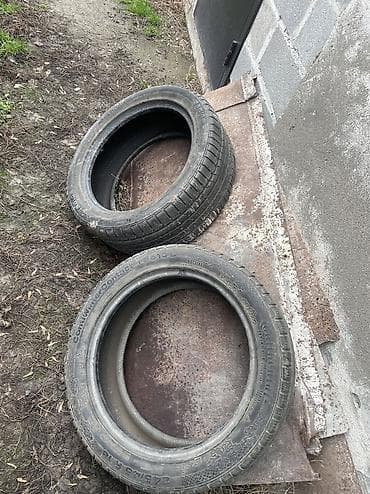 Шины 245 / 45 / R 18, Всесезонная, Б/у, Пара, Легковые, Continental — 4
