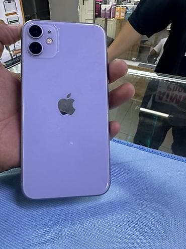 11 iphone: IPhone 11, фиолетовый - Экран Liquid Retina HD (IPS), вырез с — 1