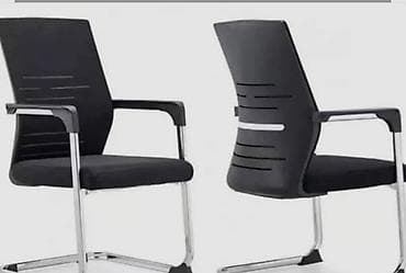 Тумбы и подставки: Офисный стул, Новый, цвет - Черный, Другой материал — 5