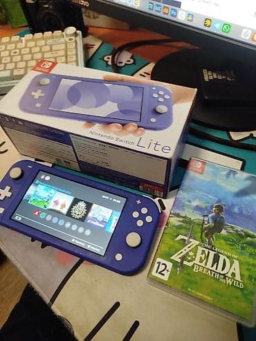 Nintendo switch lite не прошитый в отличном состоянии. В комплекте lalafo.kg да Nintendo switch lite не прошитый в отличном состоянии. В комплекте