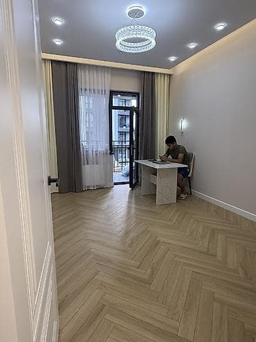 binar: 2 комнаты, 77 м², Асанбай мкр Элитка, 2 этаж, Евроремонт — 4