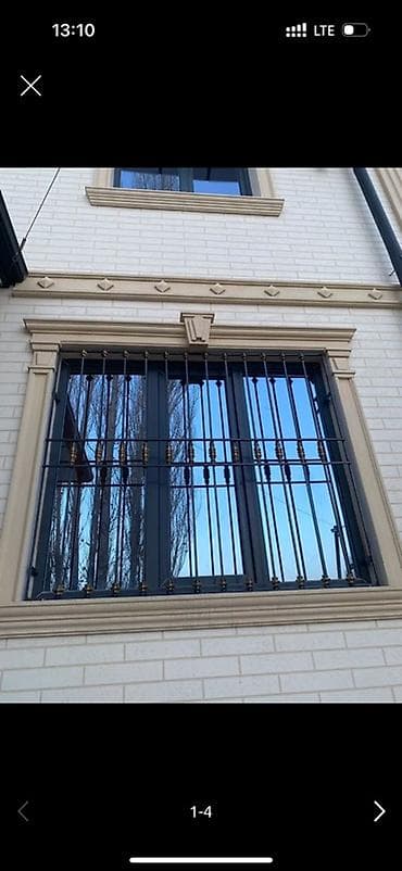 железные решетки: Решетки для окон, Кованные, На заказ, Бесплатная установка — 8