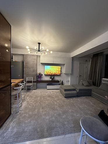 osh flats: 2 комнаты, 50 м², Индивидуалка, 3 этаж, Евроремонт — 4