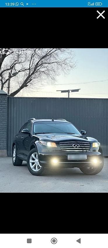 Унаа: Infiniti FX35: 2006 г., 3.5 л, Автомат, Газ, Кроссовер — 1