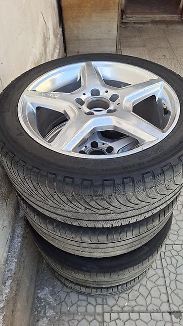 Литые Диски R 17 Mercedes-Benz, Комплект, отверстий - 5, Б/у
