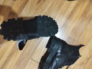 сапоги зимние женские натуральная кожа натуральный мех распродажа: Продаю зимние ботинки, натуральная кожа, мех цигейка, б/у но состояние — 3