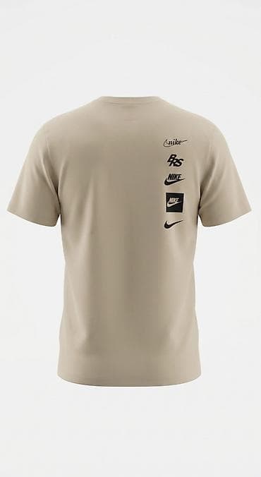 мужские футболки бишкек: Футболка Nike мужская, бежевого (песочного) цвета. - Классический — 2