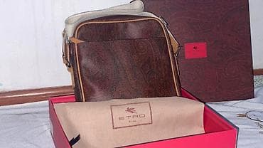 Сумки: Классическая сумка, Италия, Материал: Комбинированный материал, Застежка на молнии, Унисекс, Б/у — 3