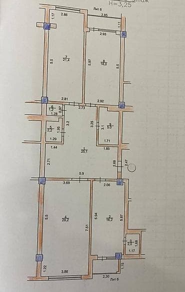 Недвижимость: 3 комнаты, 125 м², Элитка, 6 этаж, Евроремонт — 6