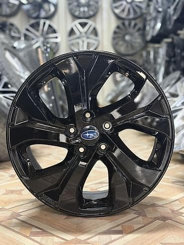 Литые Диски R 18 Subaru, Комплект, отверстий - 5, Б/у