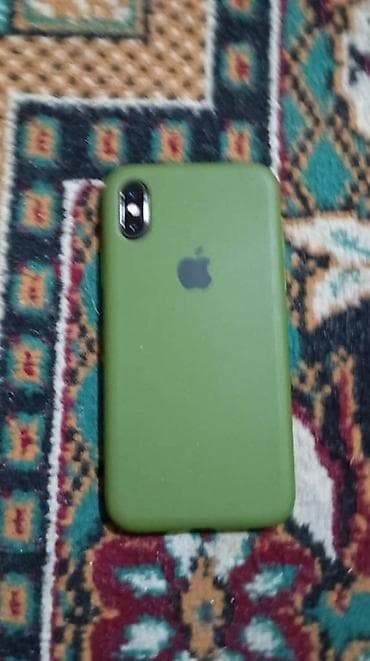 IPhone X, Зеленый, Чехол