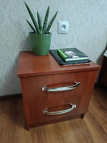 Мебельные гарнитуры: Спальный гарнитур, Б/у, Двуспальная кровать, Кыргызстан, ДСП, Самовывоз — 2