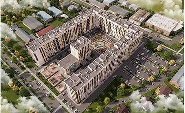 Квартиры: 1 комната, 41 м², Дордой Моторс рынок Элитка, 4 этаж, ПСО (под самоотделку) — 4