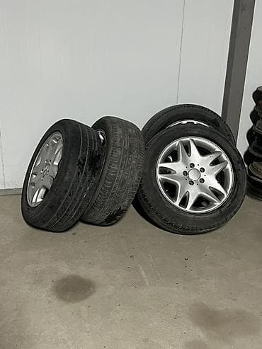 задняя балка фит: Колеса в сборе 225 / 55 / R 17, Лето, Б/у, Комплект, Литые, отверстий - 5 — 2