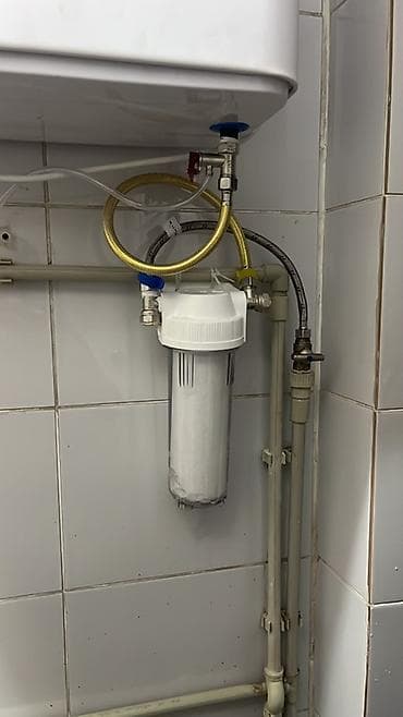 фильтр газ: Магистральный фильтр для воды (колба 10" Slim Line) - Одноступенчатая — 2