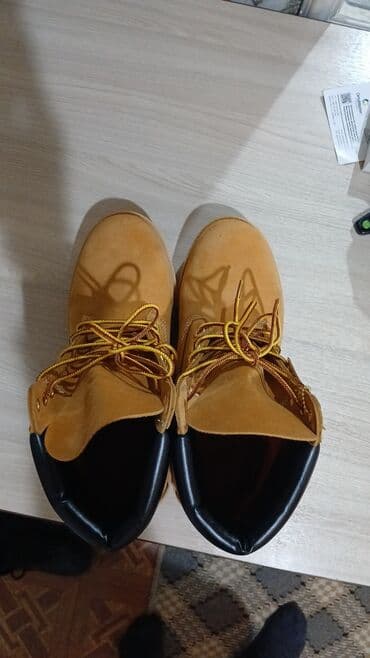 кроксы купить бишкек: Мужские ботинки, 42.5, Timberland, Новый, цвет - Желтый, Платная доставка — 4