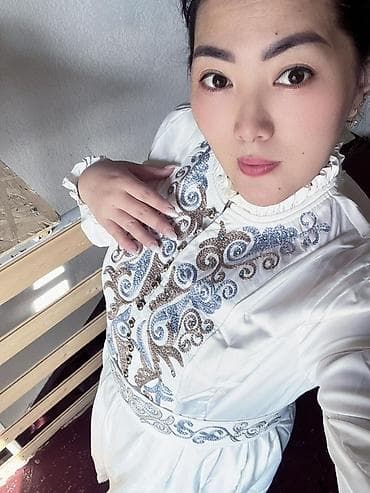 Свадебные платья: Платье в этническом стиле с вышивкой и поясом - Цвет: молочный/айвори — 2