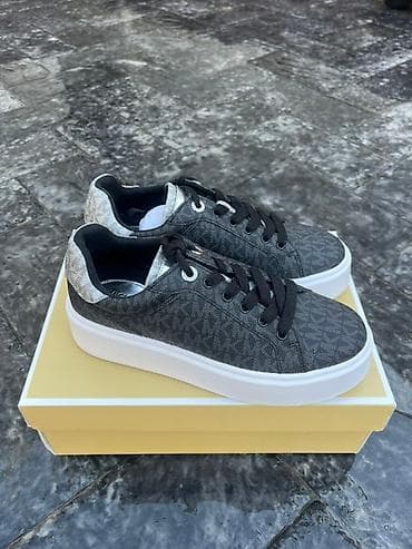 mk кеды: Кроссовкалар, 38, Michael Kors, Жаңы, түсү - Кара, Акылуу жеткирүү, Өзү алып кетүү, Акысыз жеткирүү — 2