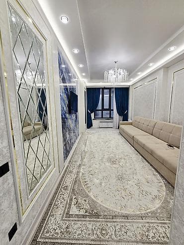 Квартиры: 2 комнаты, 78 м², Асанбай мкр Элитка, 10 этаж — 2
